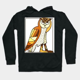 owl cubism Hoodie